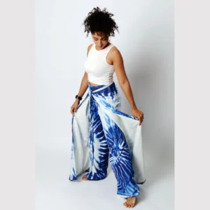 One Shoulder Tie & Dye Dress 1